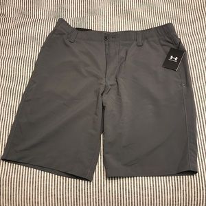 NWT - Gray Under Armour Loose 11” inseam shorts